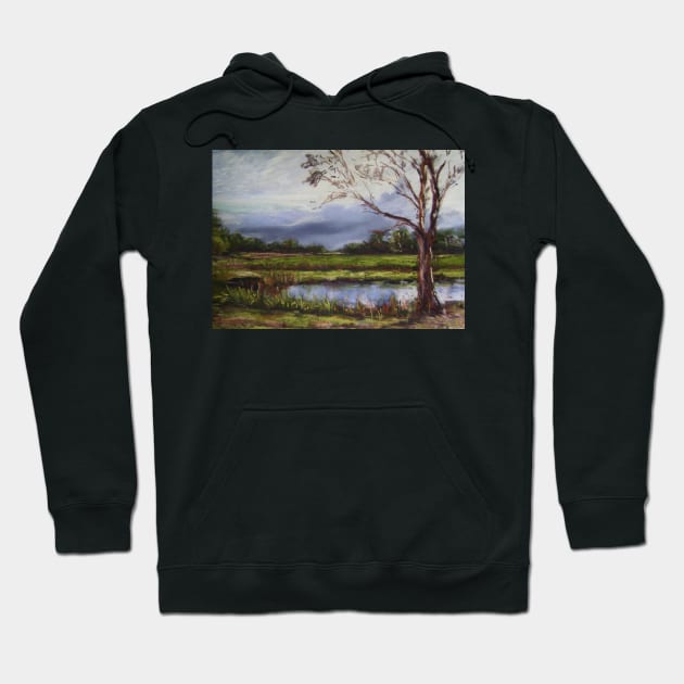 Misty morning, Macknade Hoodie by Terrimad